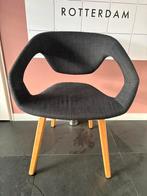 6 Zuiver Eetkamerstoelen - Lichtgrijs & Antraciet, Huis en Inrichting, Stoelen, Ophalen, Gebruikt, Vijf, Zes of meer stoelen, Stof