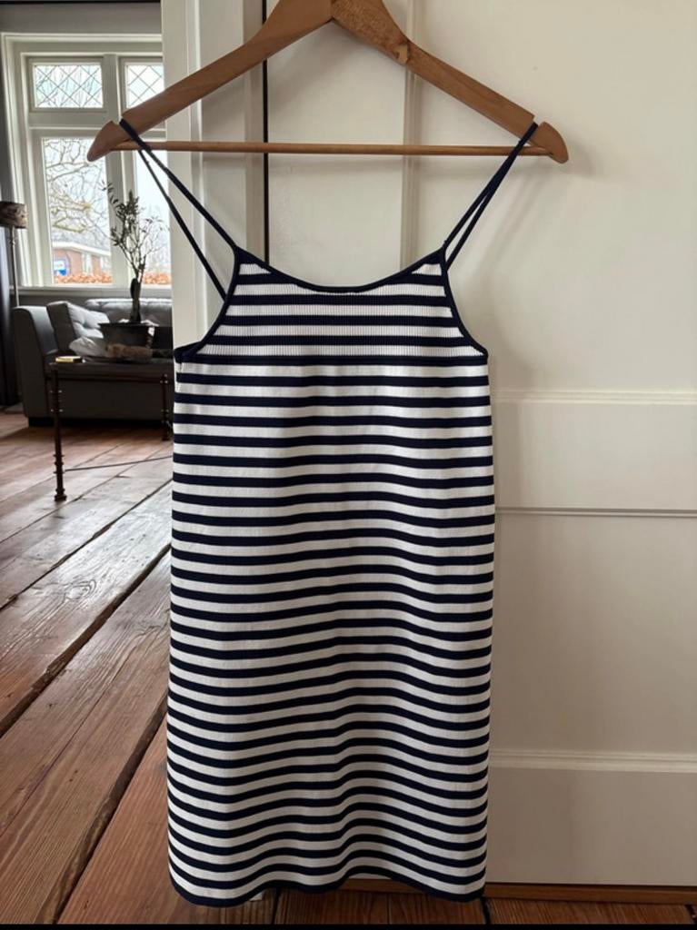Blauw wit mini jurk maat xs, Wit, Ophalen of Verzenden, Zo goed als nieuw, Maat 34 (XS) of kleiner