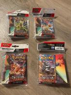 Pokémon Obsidian Flames booster met mapje Portfolio pokemon, Ophalen of Verzenden, Nieuw, Booster, Foil