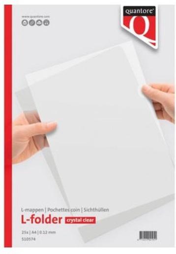 Insteekhoes L-map Quantore A4 Pp 0.12 Glad (ong. 950 stuks) beschikbaar voor biedingen