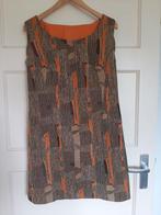 Funky retro mini-jurk, Oranje, Ophalen of Verzenden, Zo goed als nieuw, Maat 36 (S)