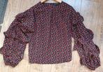 Lofty Manner Bloemen Blouse, Maat 38/40 (M), Ophalen of Verzenden, Zo goed als nieuw, Zwart