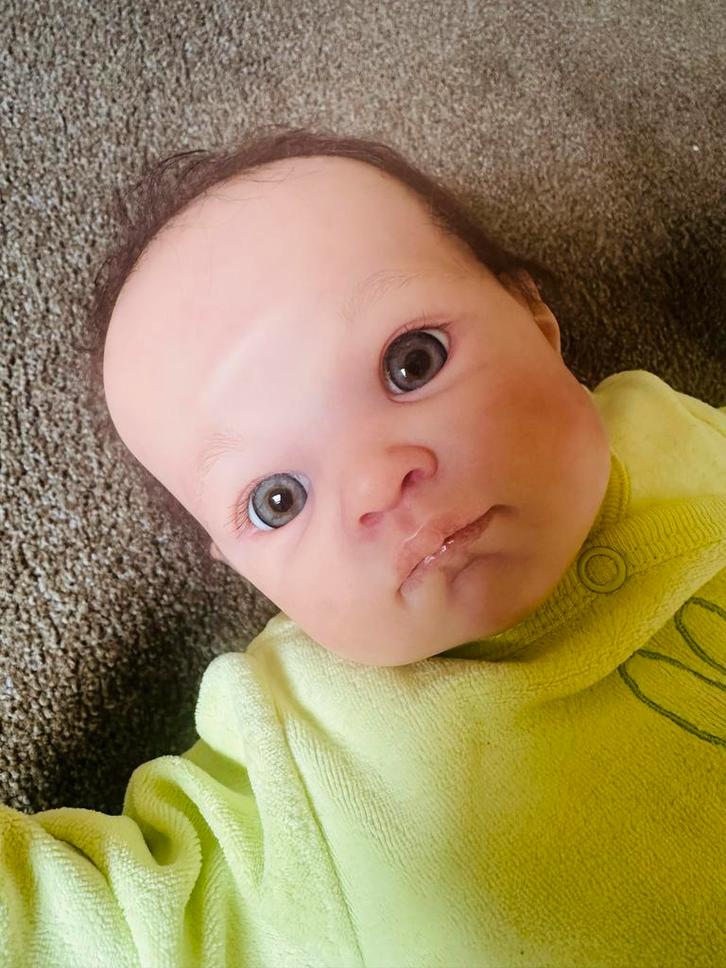 Reborn pop Poppet met certificaat, Kinderen en Baby's, Speelgoed | Poppen, Zo goed als nieuw, Babypop, Verzenden