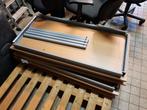 Houten tafel met stalen frame - Nieuw, Huis en Inrichting, Tafelonderdelen, Ophalen, 50 tot 100 cm, Nieuw, 50 tot 100 cm