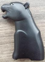 Vintage Metalen Gas Aansteker Zwarte Panter Kat Kater Poes, Nvt., Gebruikt, Ophalen of Verzenden, Aansteker