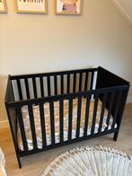 Europe Baby Ralph II ledikant + matras 60x120 cm (mat zwart), Ophalen, Gebruikt, Ledikant