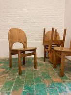 4 vintage Glostrup stoelen , Niels Koefoed, Huis en Inrichting, Stoelen, Ophalen, Gebruikt, Bruin