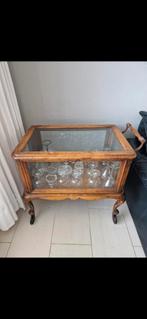 Antieke verrijdbare servies tafel / thee tafel, Huis en Inrichting, Tafels | Salontafels, Ophalen, 50 tot 100 cm, 50 tot 75 cm