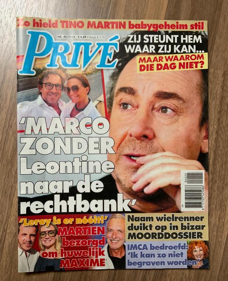 Tijdschrift Prive nr 42 2025 - Marco Borsato, Verzamelen, Tijdschriften, Kranten en Knipsels, Tijdschrift, Nederland, 1980 tot heden