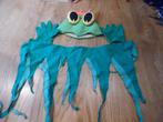 carnavalskleding Kikker muts + kraag en handschoenen 92-110, Ophalen of Verzenden, Gebruikt, 104 of kleiner, Jongen of Meisje