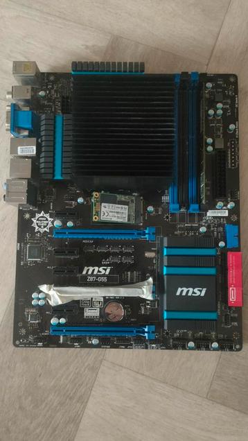 MSI military class mining set met ssd, cpu en ram Hiveos  beschikbaar voor biedingen