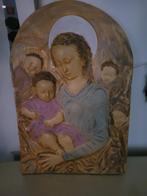 Grote betonnen wand decoratie Maria met engelen, Antiek en Kunst, Ophalen