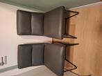 Twee antraciete eetkamerstoelen van Xooon, Ophalen, Gebruikt, Twee