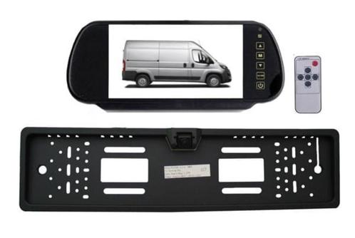 Set 7" monitor + achteruitrijcamera in kentekenplaathouder, Auto diversen, Achteruitrijcamera's, Nieuw, Ophalen of Verzenden