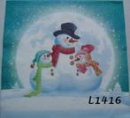 Servetten decoupage/bullet journal – KERST/Winter – L1416, Verzenden, Nieuw, Materiaal