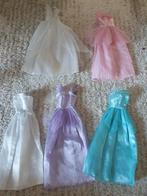 Barbie Jurken Set - 5 stuks - Gebruikt, Ophalen of Verzenden, Gebruikt, Barbie
