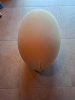 Designer Baleri Italia Tato poef kleur zand, Huis en Inrichting, Ophalen, Gebruikt, Ovaal, Minder dan 50 cm