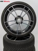 Originele Porsche 911 992 Turbo 21 inch velgen winterbanden, -, -, Banden en Velgen, 20 inch
