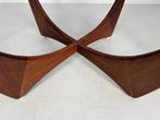 Vintage salontafel G-Plan, 100 tot 150 cm, Teakhout, Zo goed als nieuw, Minder dan 50 cm