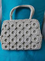 Tas van verfijnd raffia, Sieraden, Tassen en Uiterlijk, Tassen | Damestassen, Ophalen of Verzenden, Zo goed als nieuw, Wit, Handtas