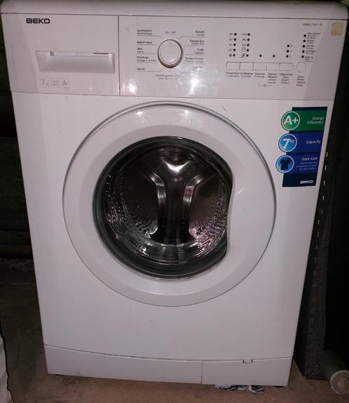 Wasmachine Beko 7kg, Witgoed en Apparatuur, Wasmachines, Gebruikt, Voorlader, 6 tot 8 kg, Minder dan 85 cm, 1200 tot 1600 toeren
