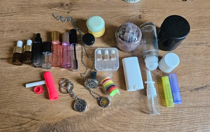 Set met etherische oliën benodigdheden, Sport en Fitness, Gezondheidsproducten en Wellness, Nieuw, Aroma, Ophalen of Verzenden