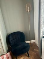 Elegante goudkleurige vloerlamp, Huis en Inrichting, Lampen | Vloerlampen, Ophalen, Zo goed als nieuw, Metaal, 150 tot 200 cm