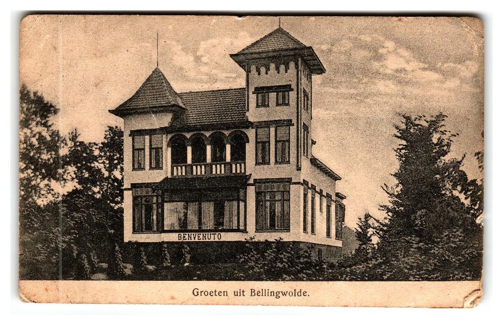 Bellingwolde, Groeten uit Bellingwolde. Lees beschrijving, Ophalen of Verzenden, Voor 1920, Gelopen, Groningen