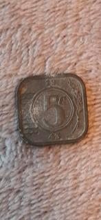 5 Cent Zink 1943 - WOII Munt, Ophalen of Verzenden