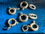 Zilveren Veerringen / Sluitingen, Ophalen of Verzenden, Zo goed als nieuw