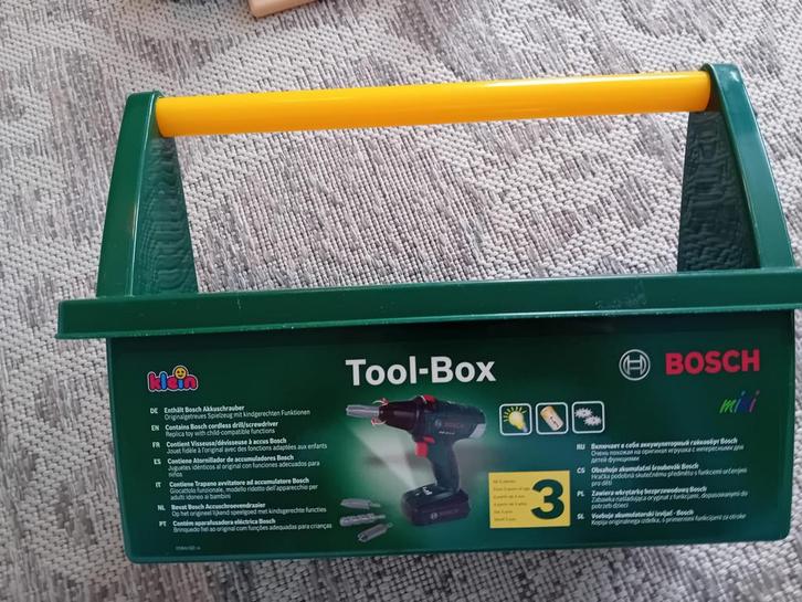 Speelgoed Gereedschapskist - Bosch, Kinderen en Baby's, Speelgoed | Overig, Zo goed als nieuw, Jongen of Meisje, Ophalen