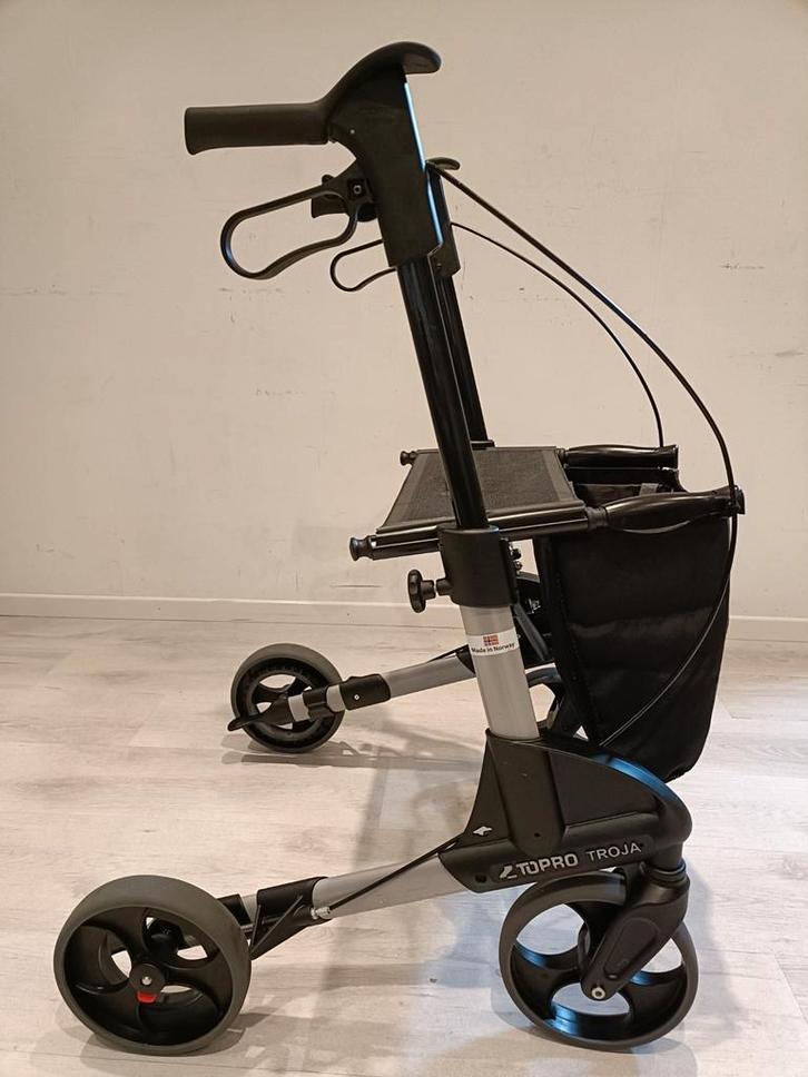Topro Troja Neuro Parkinson rollator +Garantie +Servicebeurt, Diversen, Rollators, Zo goed als nieuw, Lichtgewicht, Opvouwbaar
