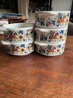 Vintage Villeroy & Boch troubadour soepkommen, Huis en Inrichting, Keuken | Servies, Kom(men), Overige stijlen, Ophalen of Verzenden