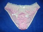 sissy satijn slipje (kan ook voor de heren), Verzenden, Roze, Slip