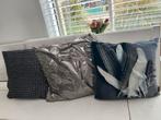 Diverse sierkussens - Unique Living & Mood Collections, Huis en Inrichting, Ophalen, Gebruikt, Grijs, Vierkant