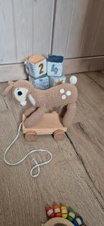 Sebra Trekspeelgoed Hert Bambi - Gehaakt Katoen, Ophalen of Verzenden, Zo goed als nieuw