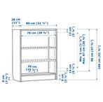 Lage IKEA Billy boekenkast roodbruin, Ophalen, Zo goed als nieuw