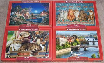 Diverse *** PUZZELS CASTORLAND *** 4 stuks beschikbaar voor biedingen