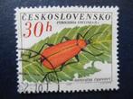 Postzegels Tsjechoslowakije 1962 insecten - cw. € 1,00., Fauna, Ophalen of Verzenden, Overige landen, Gestempeld