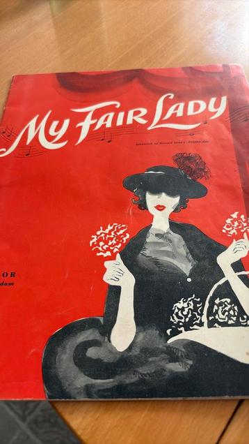 Origineel Theater programma my fair lady Wim Sonneveld beschikbaar voor biedingen