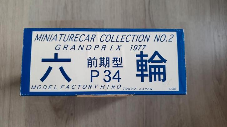 Model Factory Hiro 1/20 Tyrrell P34 1977 multimedia kit, Hobby en Vrije tijd, Modelbouw | Auto's en Voertuigen, Nieuw, Auto, Groter dan 1:32