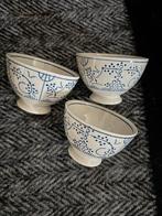 Vintage Keramis schaaltjes - Set van 3, België, Louviere, Ophalen, Overige stijlen, Schaal of Schalen
