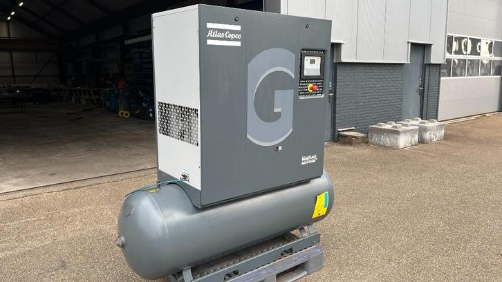 Atlas Copco GA7P Compressor, Doe-het-zelf en Verbouw, Compressors, Zo goed als nieuw, 6 tot 10 bar, 100 liter of meer, Geluidgedempt
