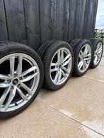 Audi Sport A4 Velgen 18” met Hankook Zomerbanden 245 40/R18, Ophalen, 18 inch, Banden en Velgen, Personenwagen
