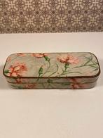 Antiek sieradendoosje, anjer, langwerpig, Ophalen of Verzenden