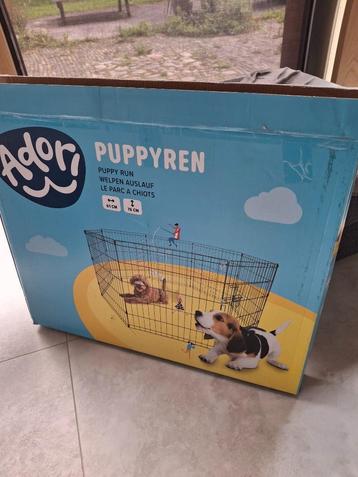Puppy ren / honden bench - 3 maanden gebruikt beschikbaar voor biedingen