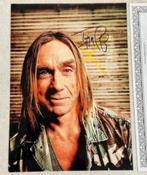 Iggy Pop - Foto gesigneerd Echte handtekening + Certificaat, Nieuw, Ophalen of Verzenden, Foto of Kaart, H