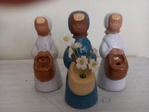 Jie Gantofta Zweedse bloemenmeisjes 14 cm. Per stuk, Verzamelen, Beelden en Beeldjes, Gebruikt, Mens, Ophalen of Verzenden