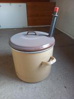 Vintage inmaakketel/wekketel met thermometer, Ophalen