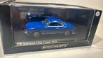 Volkswagen karmann ghia coupe 1955 bleu minichamps 1.43, Auto, Ophalen of Verzenden, MiniChamps, A